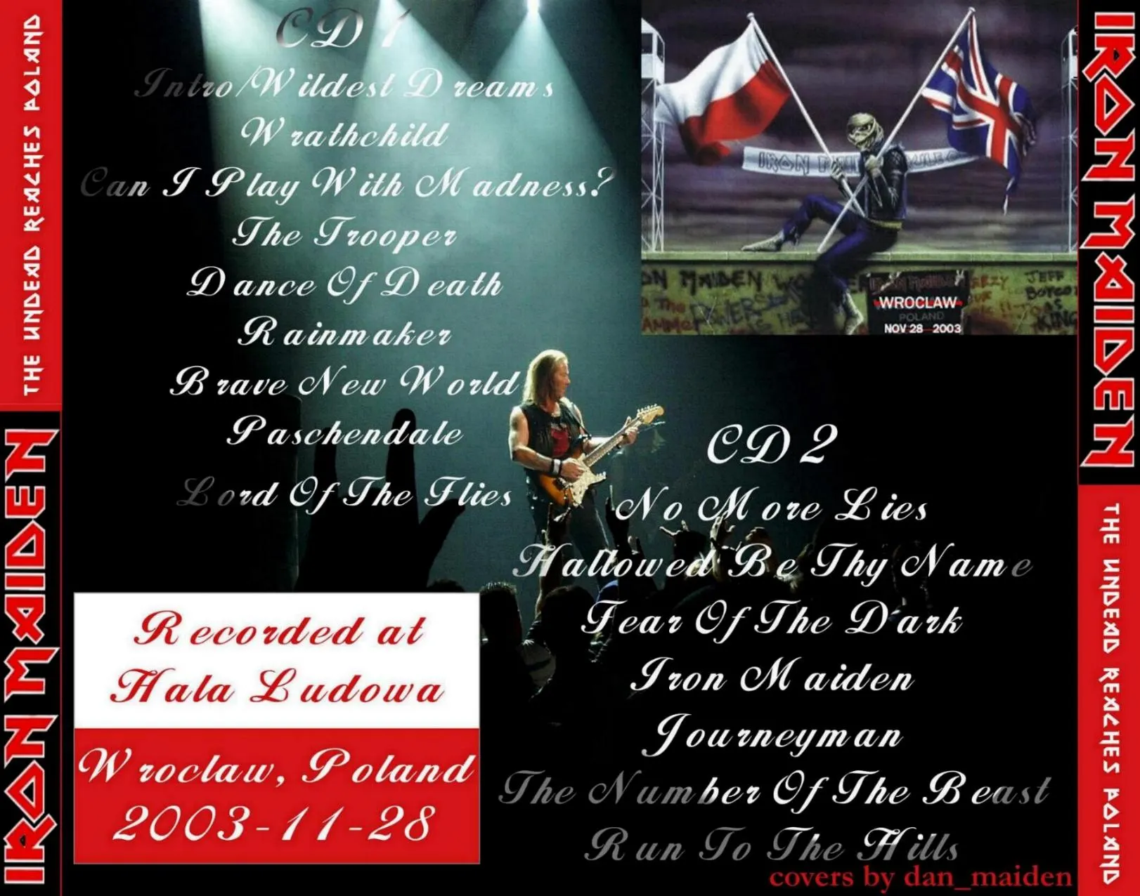 Iron Maiden, Wrocław 2003: cover art, back