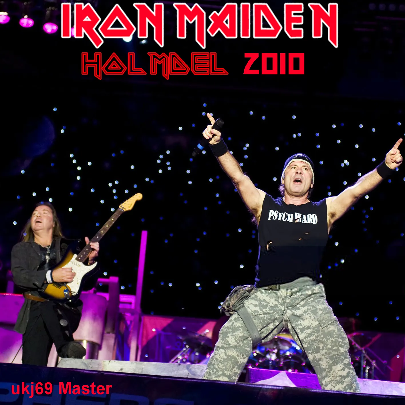 Iron Maiden, Holmdel 2010: cover art, front