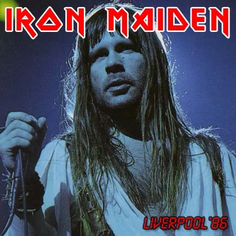 Iron Maiden, Liverpool 1986: cover art, front