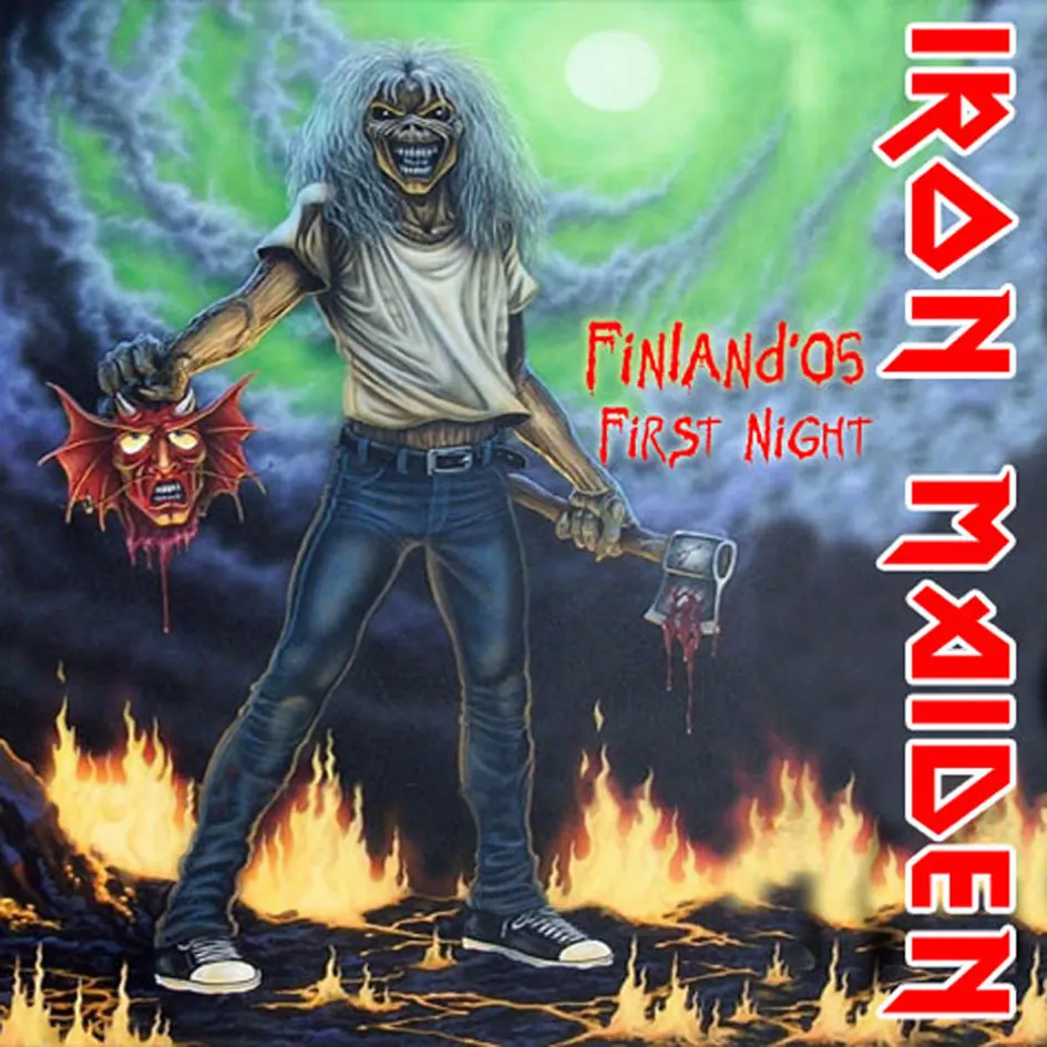Iron Maiden, Helsinki 2005: cover art, front
