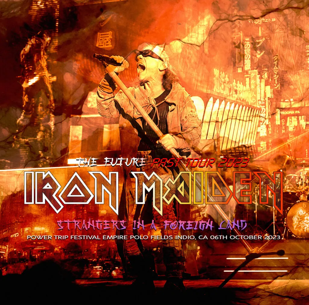 Iron Maiden, Indio 2023: cover art, front