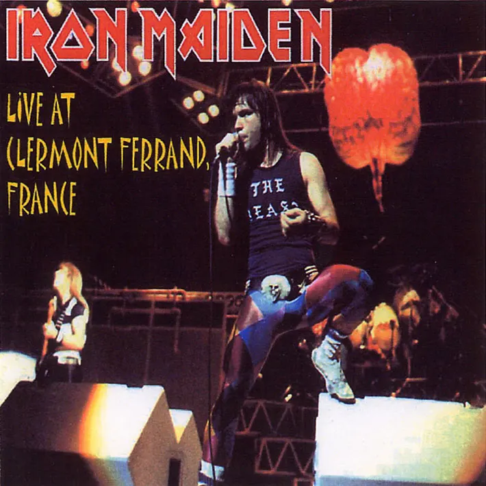 Iron Maiden, Clermont-Ferrand 1983: cover art, front