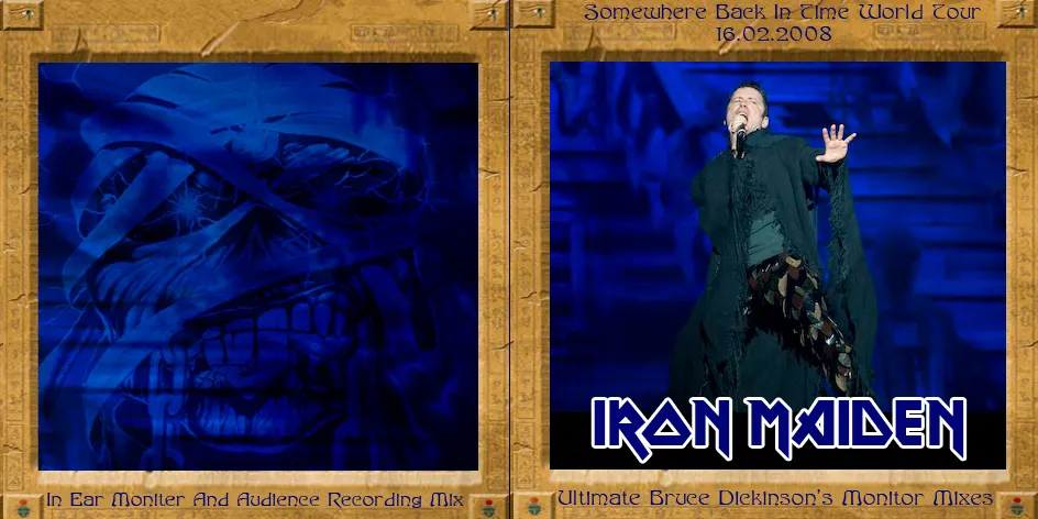 Iron Maiden, Tokyo 2008: cover art, front