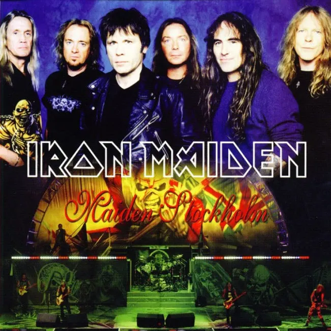 Iron Maiden, Stockholm 2003: cover art, front