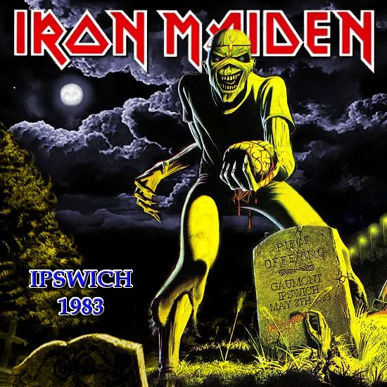 Iron Maiden, Ipswich 1983: cover art, front