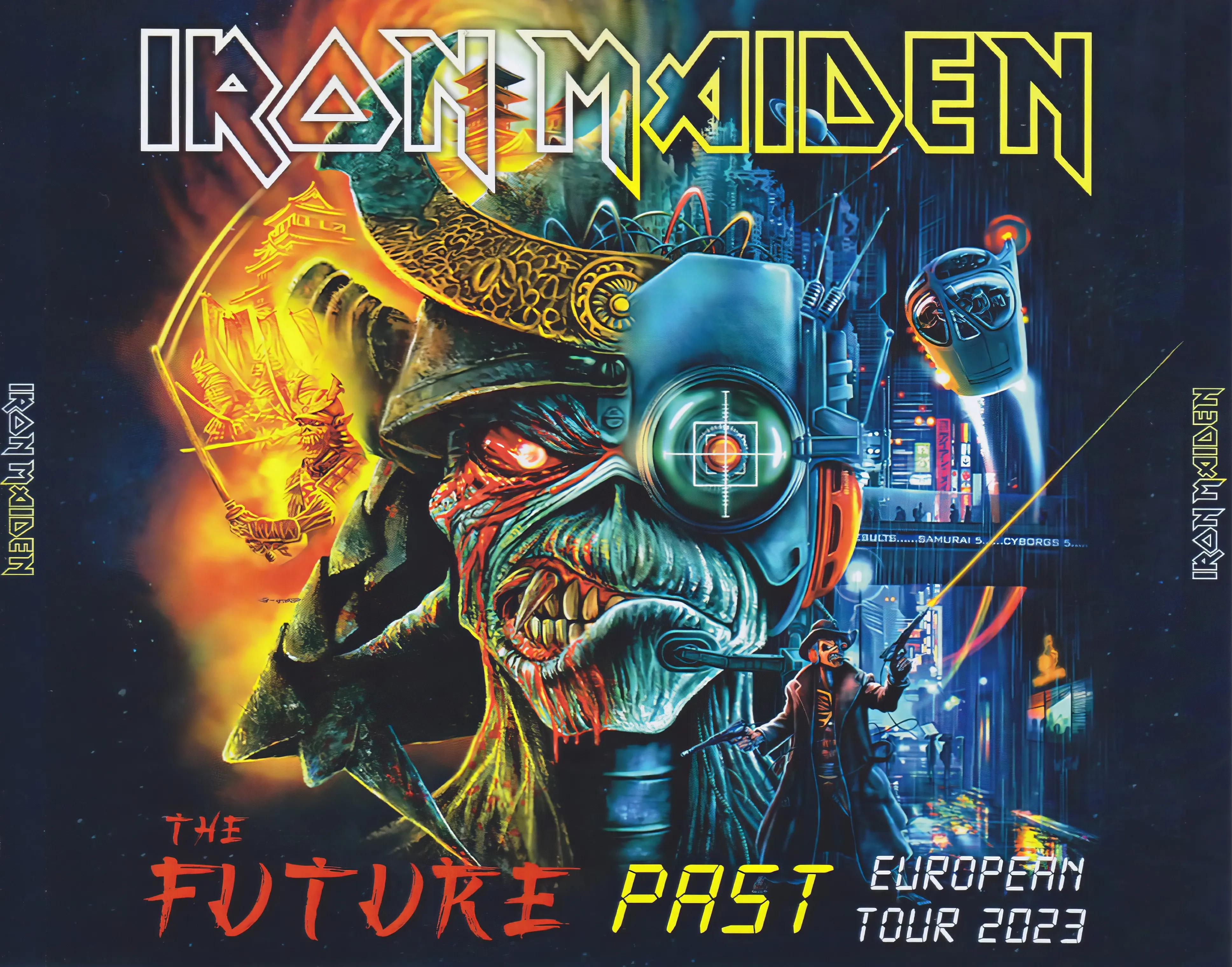 Iron Maiden, Ljubljana 2023: cover art, front