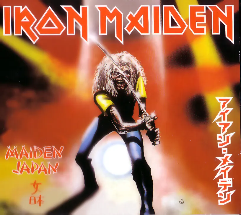 Iron Maiden, Tokyo 1981: cover art, front