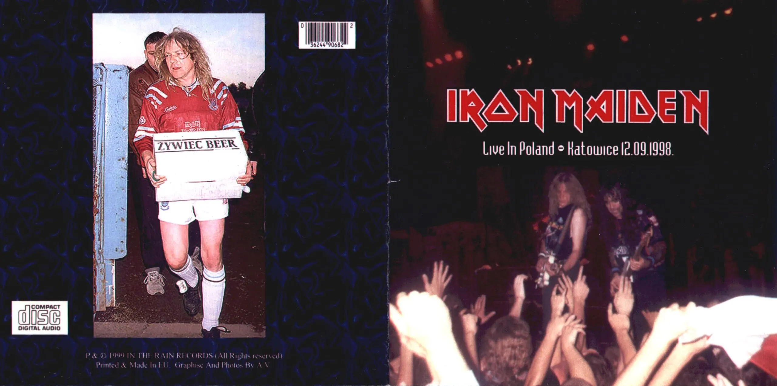 Iron Maiden, Katowice 1998: cover art, front