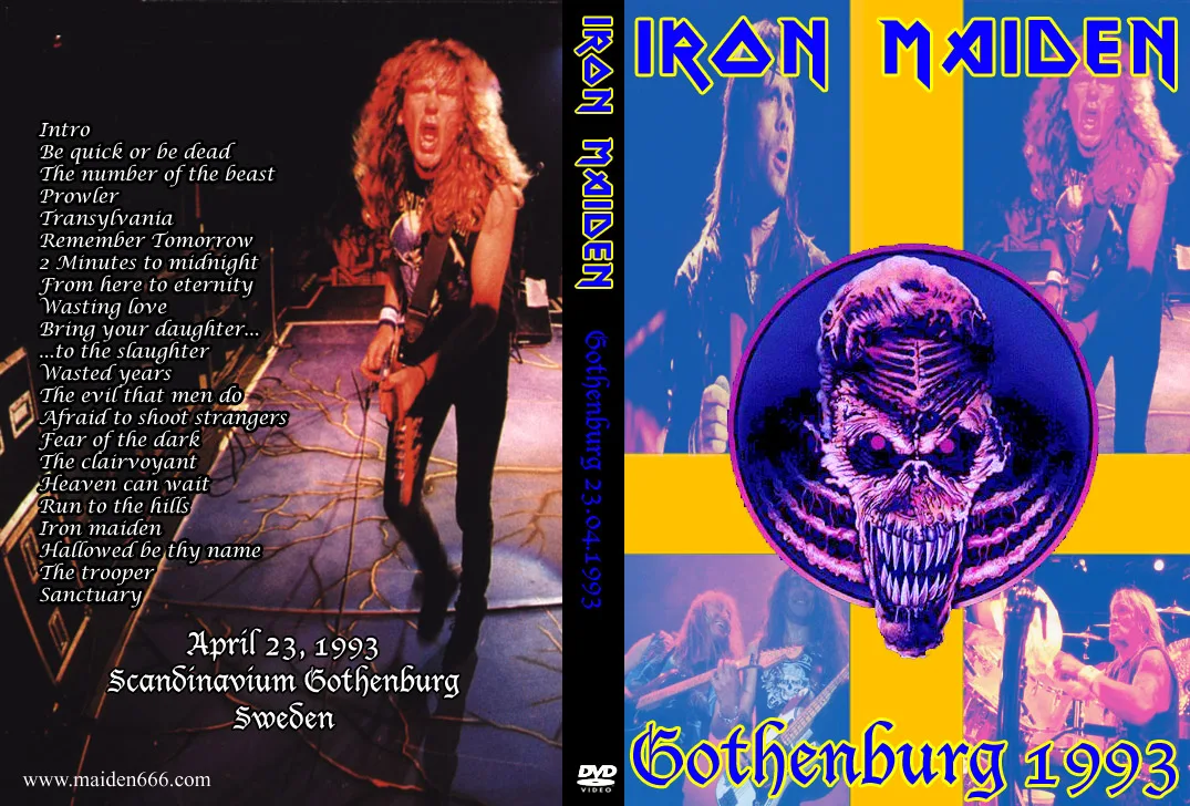 Iron Maiden, Gothenburg 1993: cover artwork