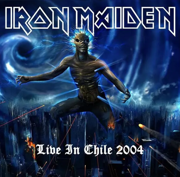 Iron Maiden, Santiago 2004: cover art, front