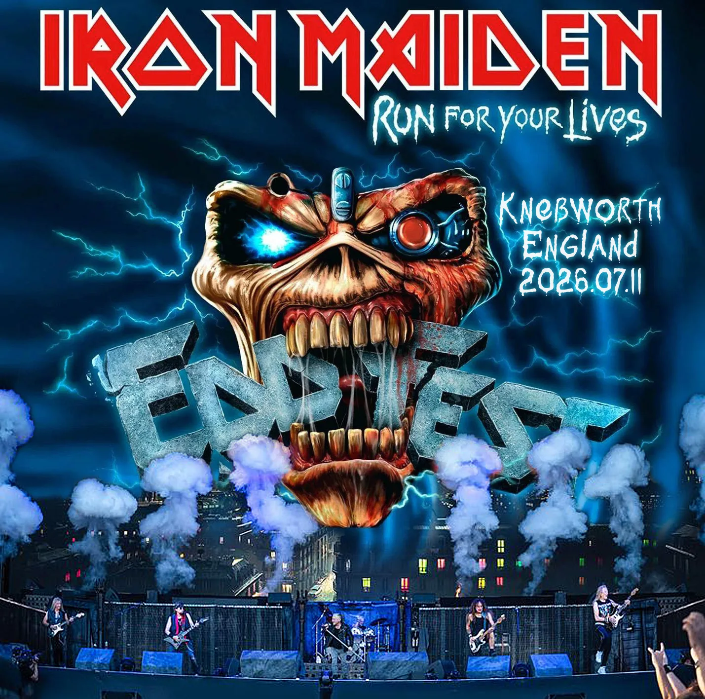Iron Maiden, Knebworth 2026: cover artwork