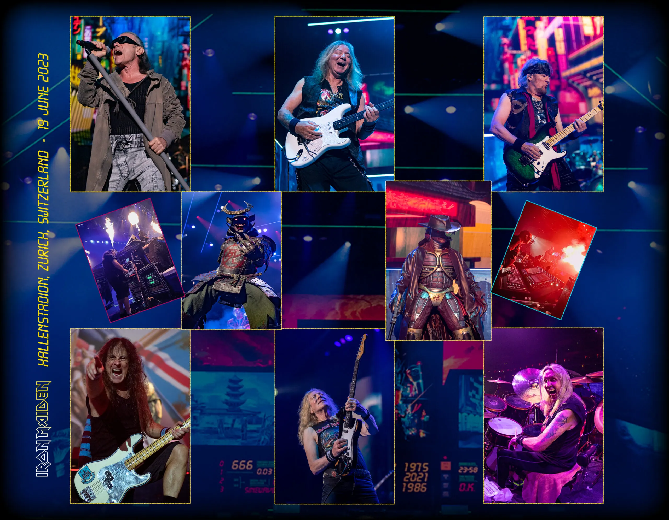 Iron Maiden, Zurich 2023: the physical release, photo 2