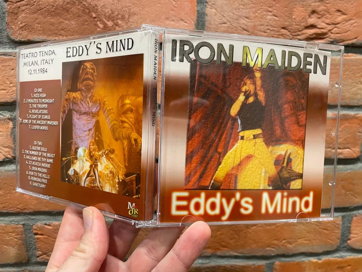 Iron Maiden, Milan 1984: the physical release in hand