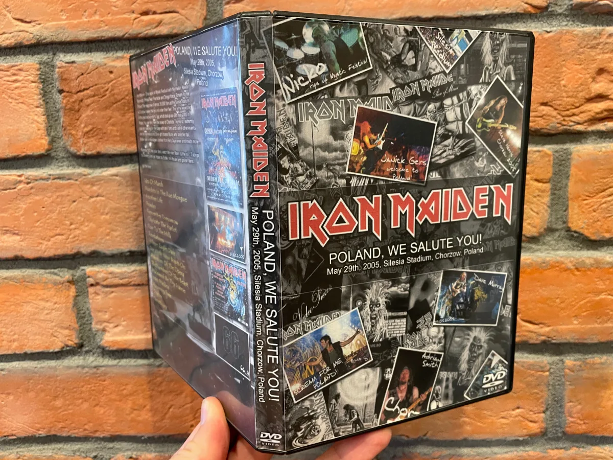 Iron Maiden, Chorzow 2005: the physical release in hand