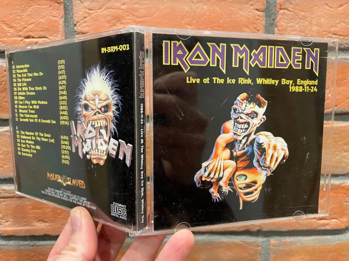 Iron Maiden, Whitley Bay 1988: the physical release in hand