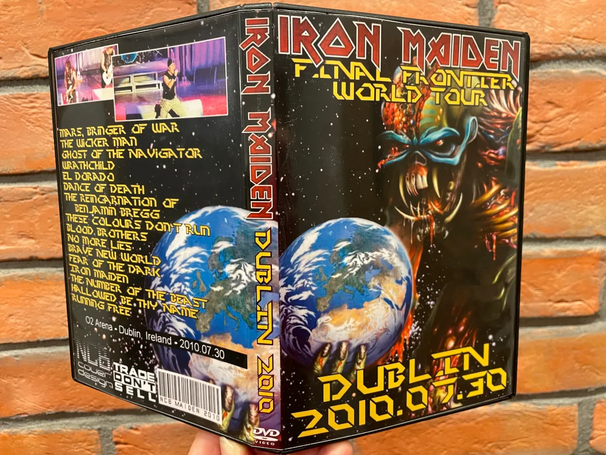 Iron Maiden, Dublin 2010: the physical release in hand