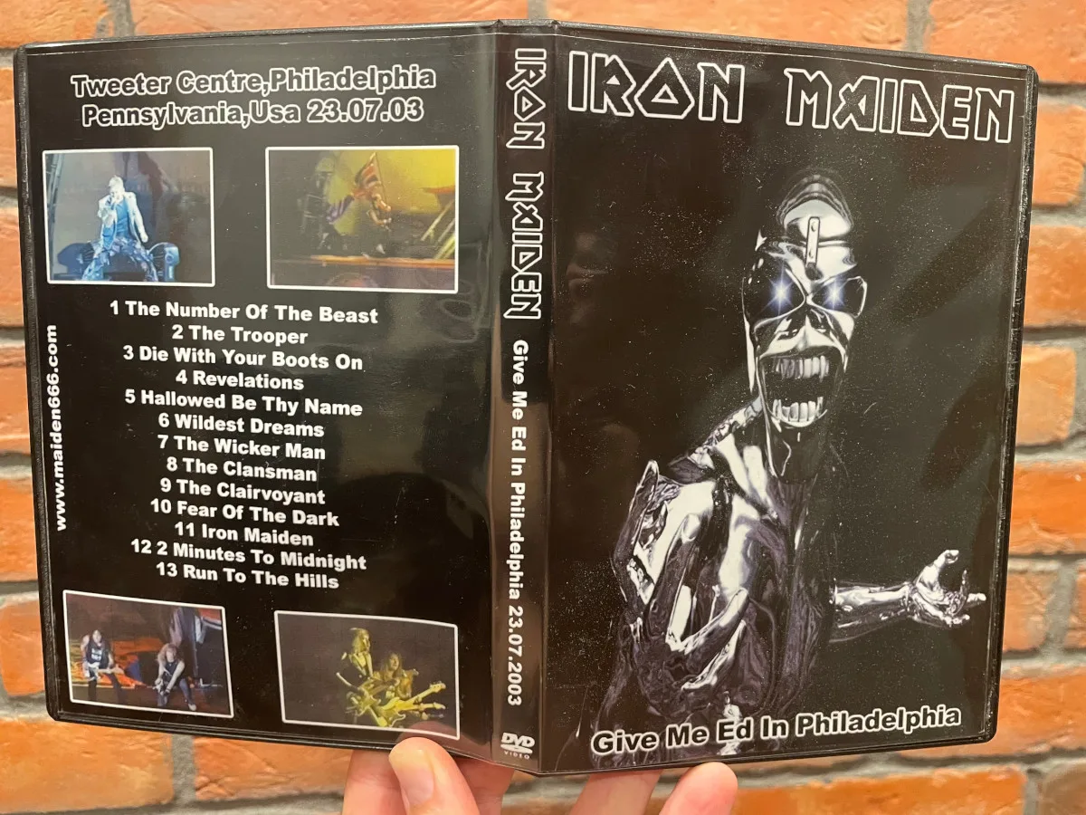 Iron Maiden, Philadelphia 2003: the physical release in hand