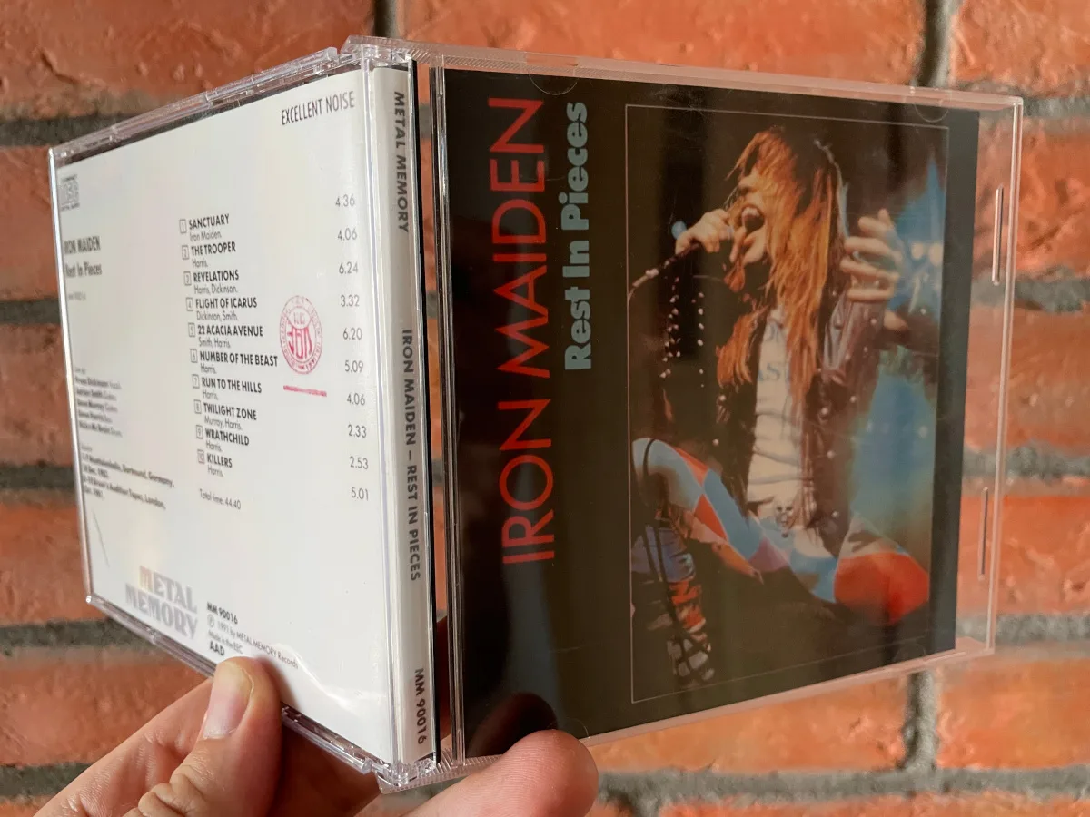 Iron Maiden, Dortmund 1983: the physical release in hand