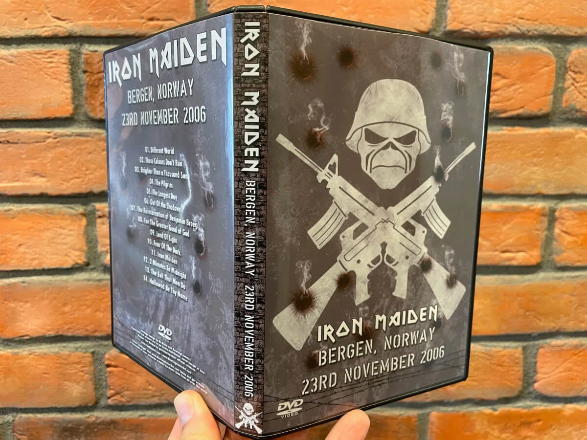 Iron Maiden, Bergen 2006: the physical release in hand