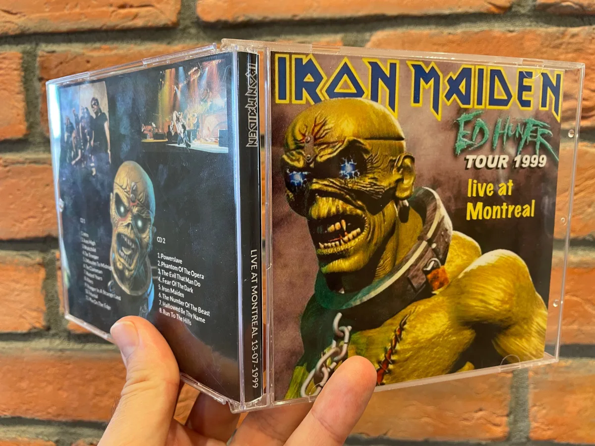Iron Maiden, Montreal 1999: the physical release in hand