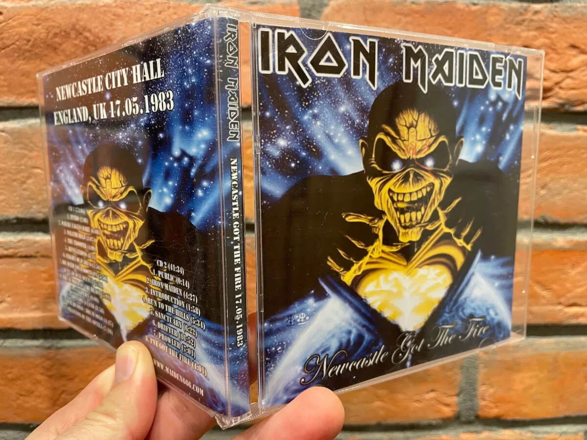 Iron Maiden, Newcastle 1983: the physical release in hand