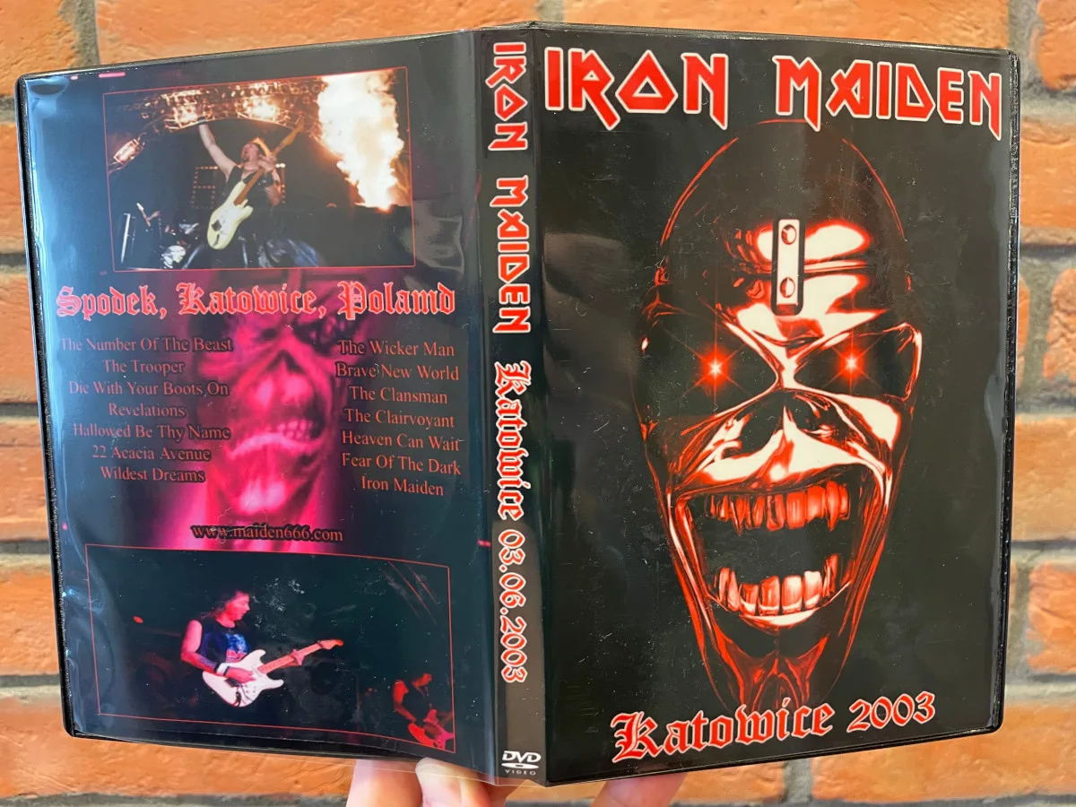 Iron Maiden, Katowice 2003: the physical release in hand