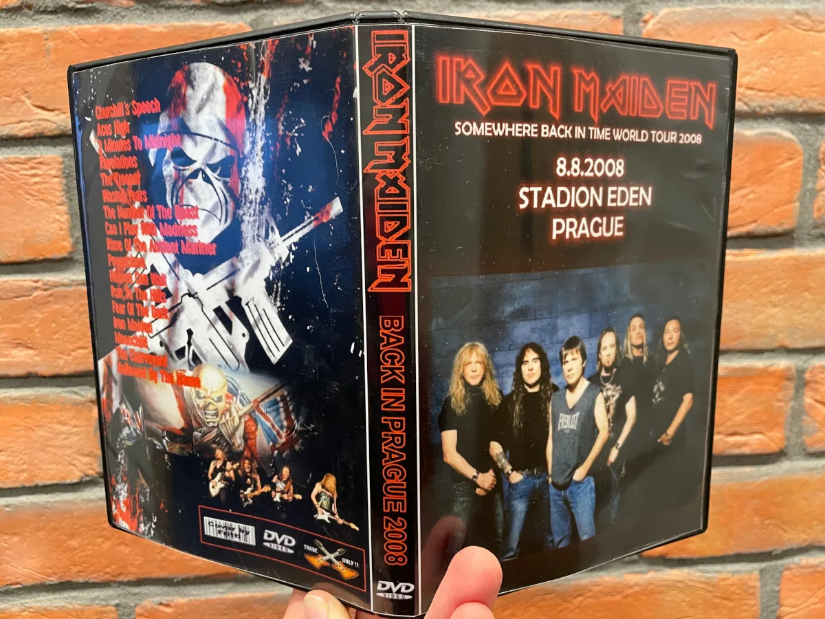 Iron Maiden, Prague 2008: the physical release in hand
