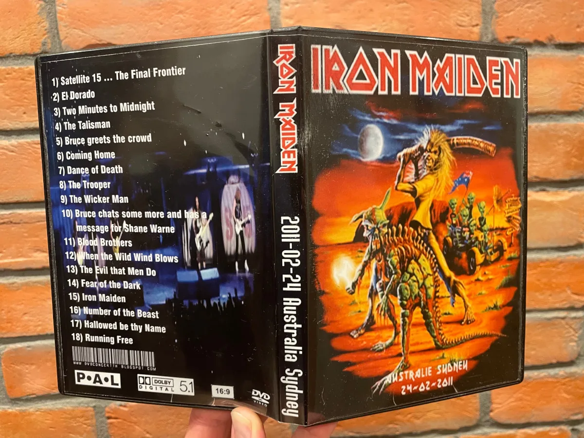 Iron Maiden, Sydney 2011: the physical release in hand