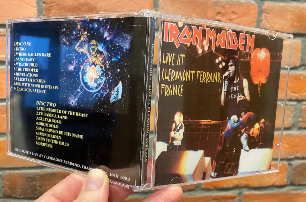 Iron Maiden, Clermont-Ferrand 1983: the physical release in hand