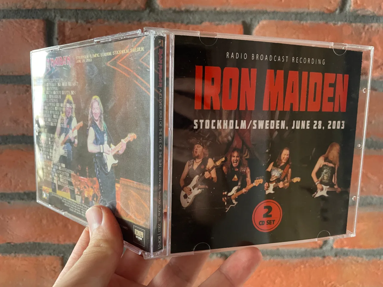 Iron Maiden, Stockholm 2003: the physical release in hand