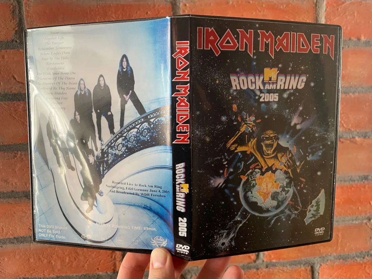 Iron Maiden, Nurburgring 2005: the physical release in hand
