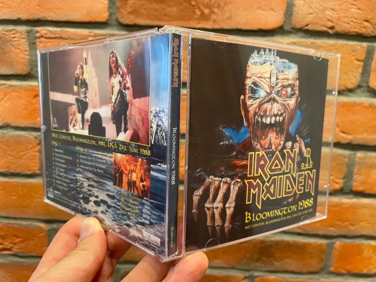Iron Maiden, Minneapolis 1988: the physical release in hand