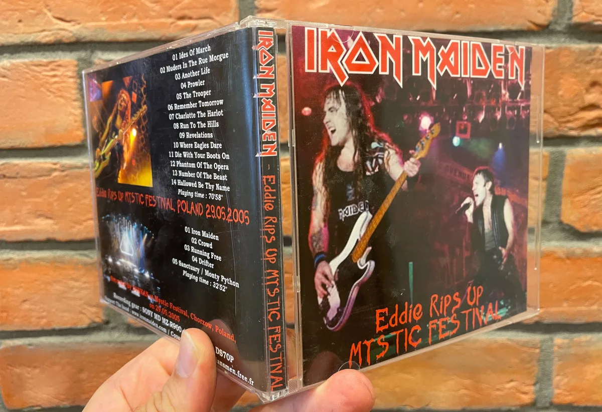 Iron Maiden, Chorzow 2005: the physical release in hand