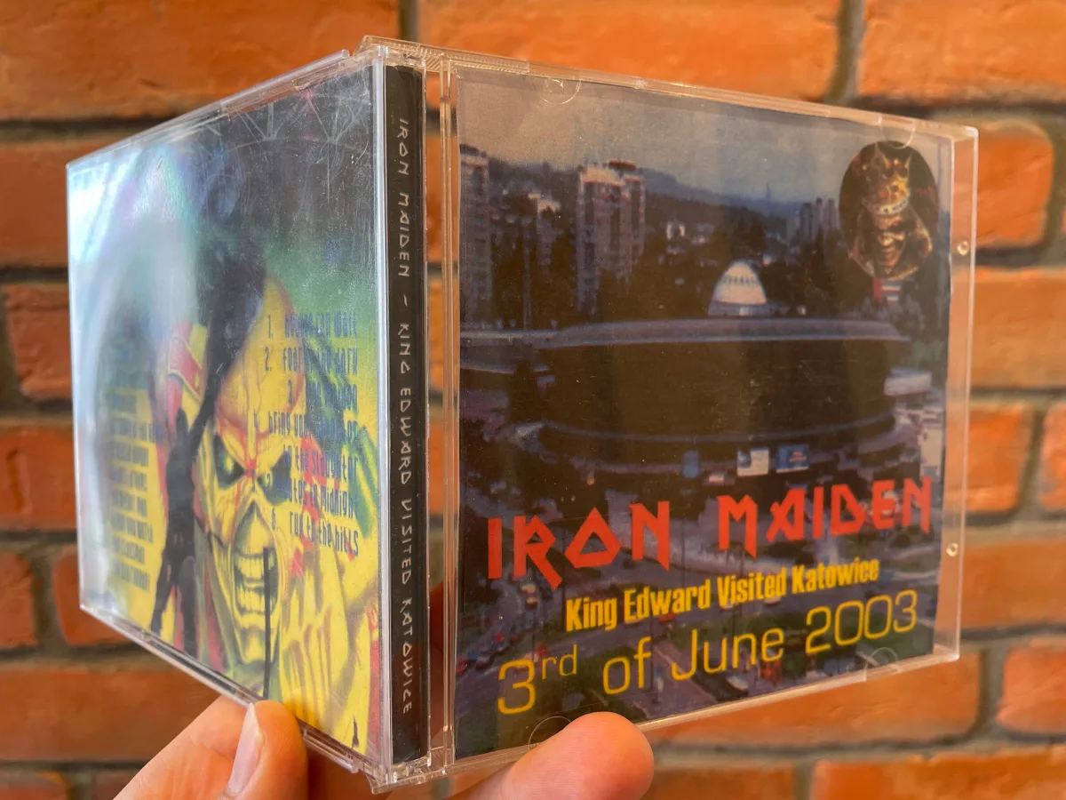 Iron Maiden, Katowice 2003: the physical release in hand