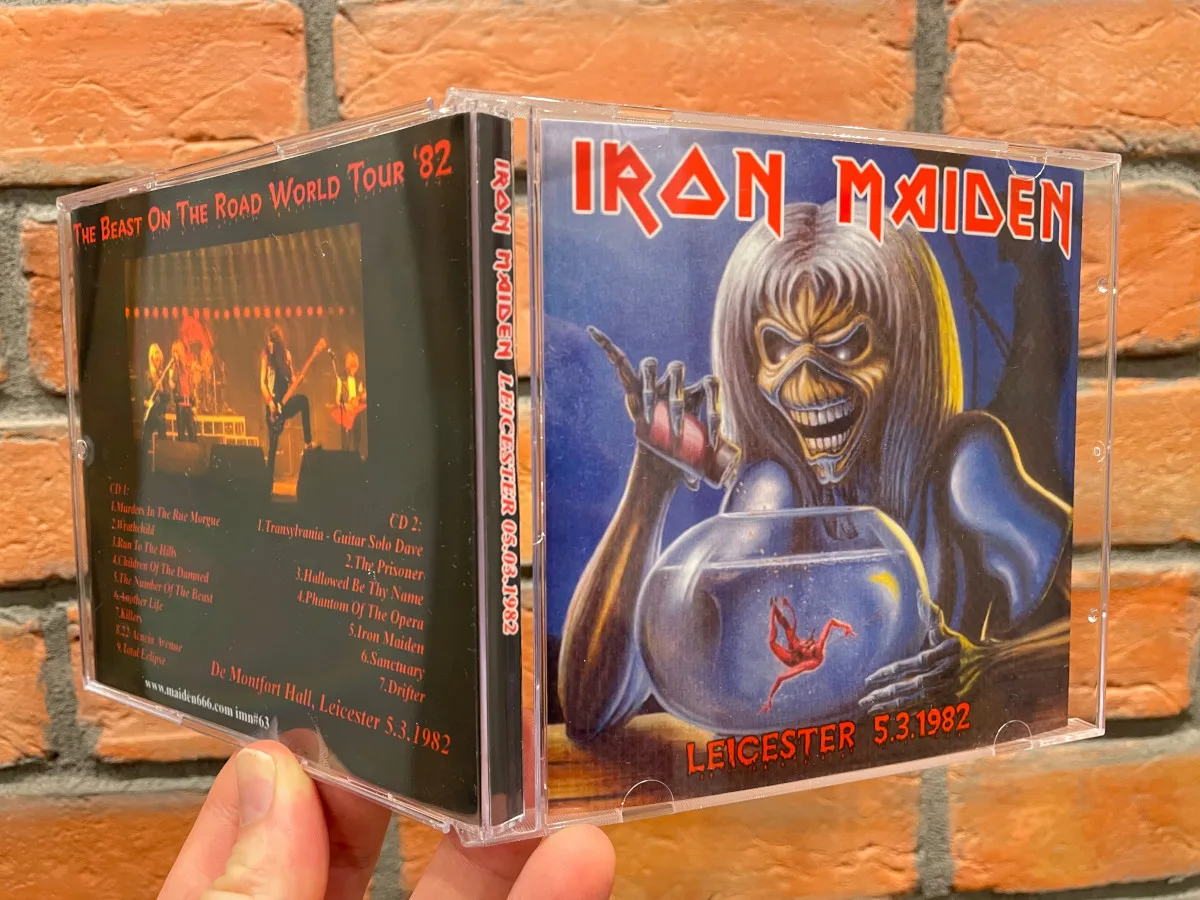 Iron Maiden, Leicester 1982: the physical release in hand