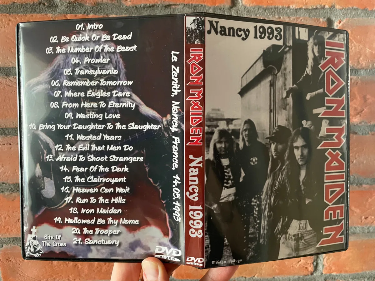 Iron Maiden, Nancy 1993: the physical release in hand