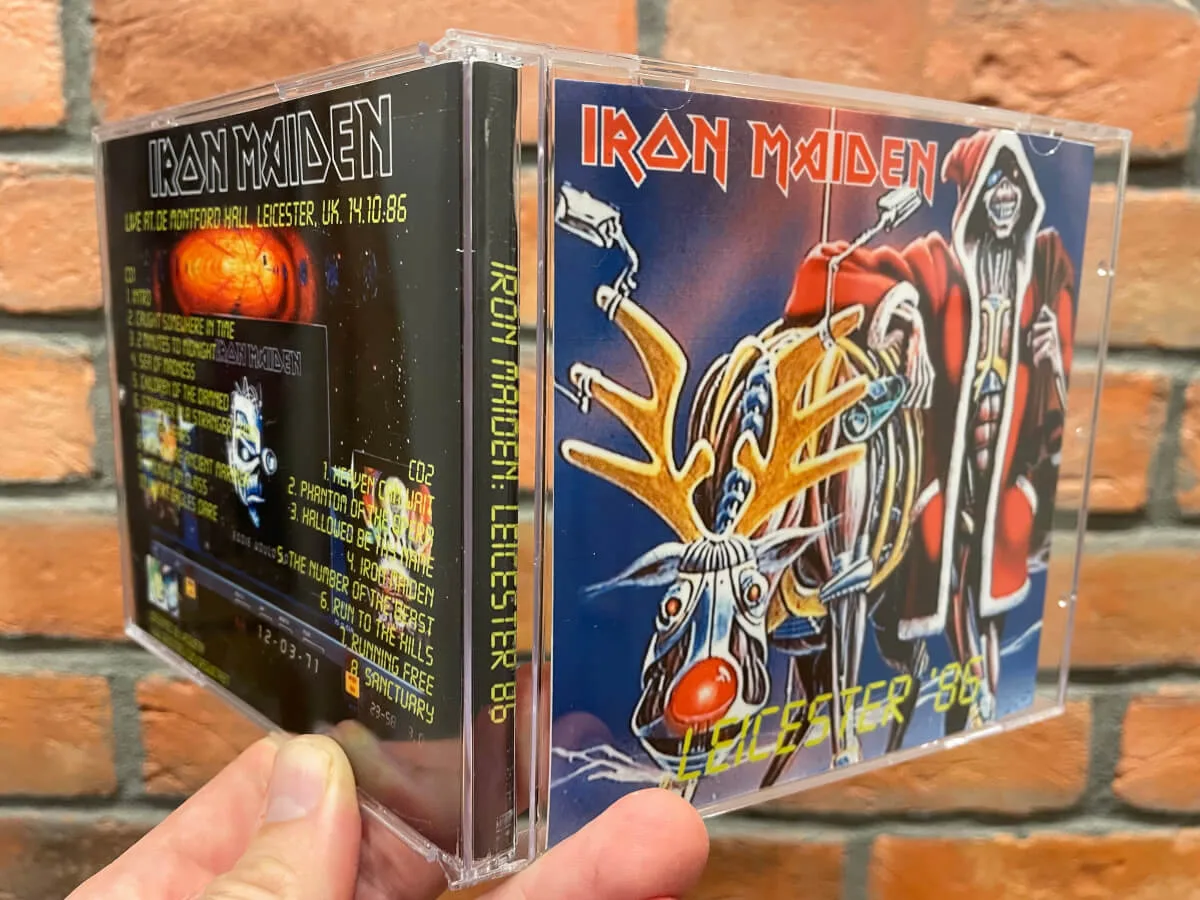 Iron Maiden, Leicester 1986: the physical release in hand