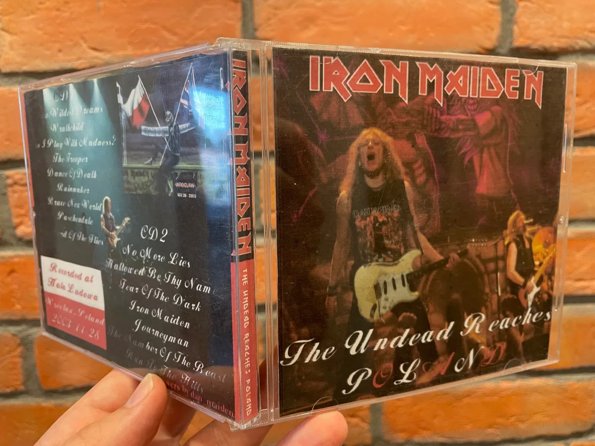 Iron Maiden, Wrocław 2003: the physical release in hand