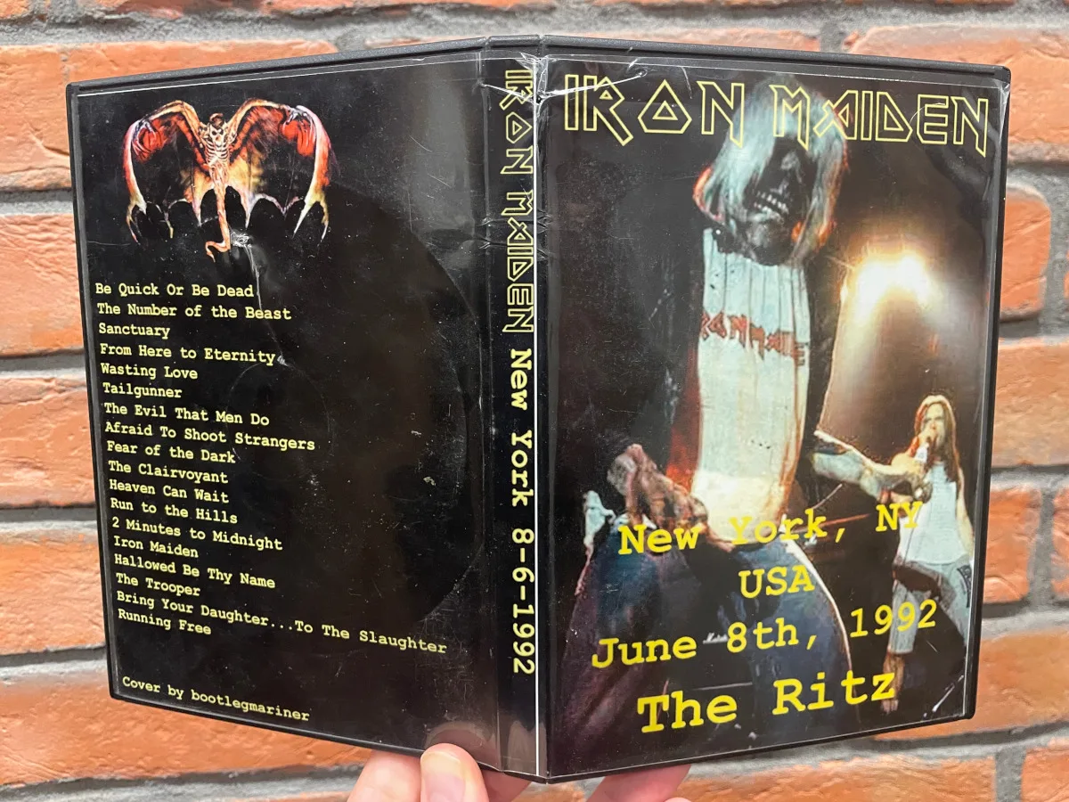Iron Maiden, New York City 1992: the physical release in hand