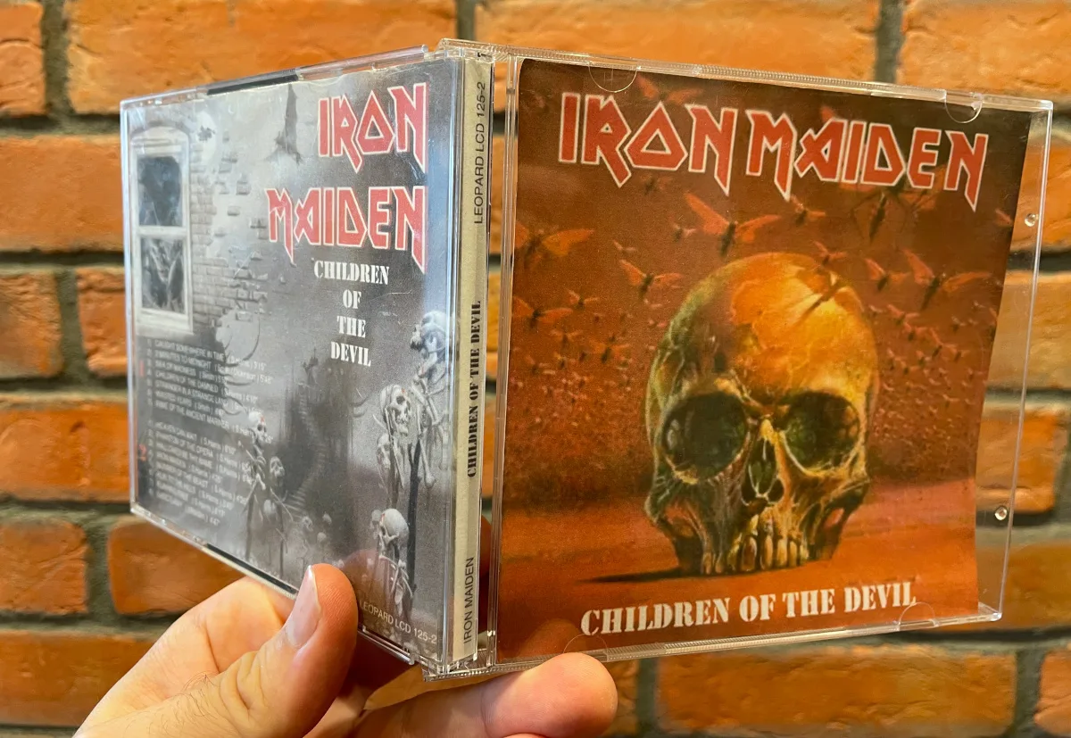Iron Maiden, Milan 1986: the physical release in hand
