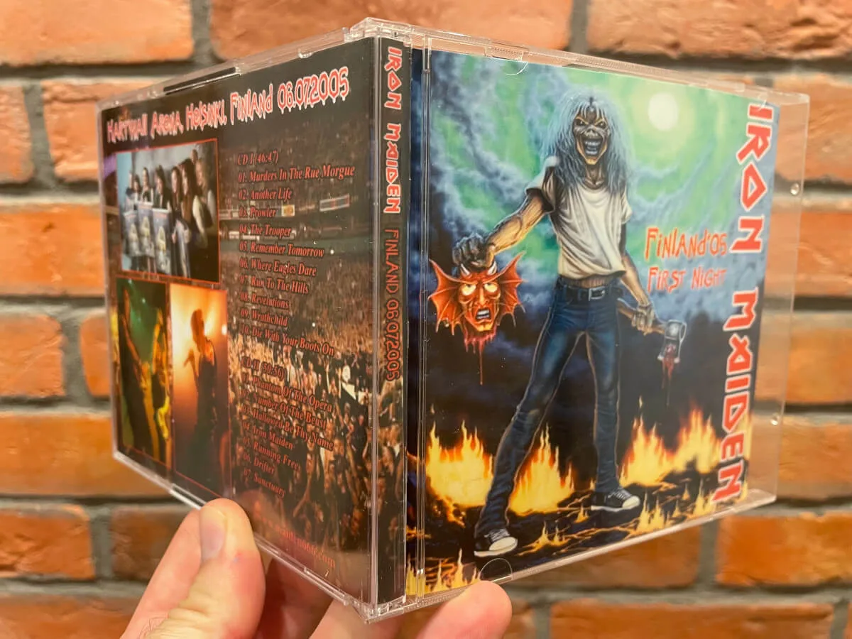 Iron Maiden, Helsinki 2005: the physical release in hand