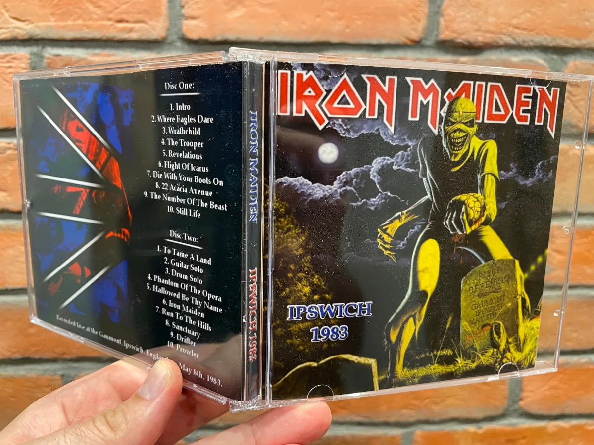 Iron Maiden, Ipswich 1983: the physical release in hand