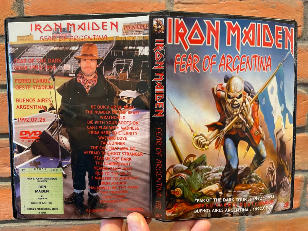Iron Maiden, Buenos Aires 1992: the physical release in hand
