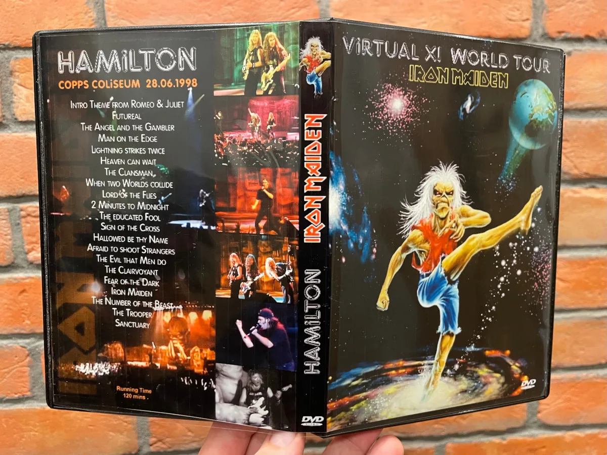 Iron Maiden, Hamilton 1998: the physical release in hand