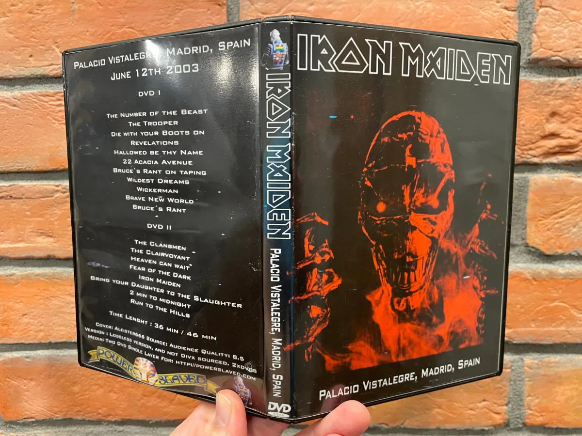 Iron Maiden, Madrid 2003: the physical release in hand
