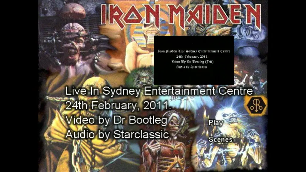 Iron Maiden, Sydney 2011: video stills, still 1