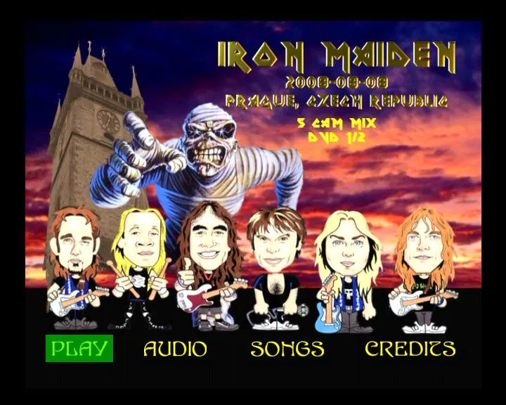 Iron Maiden, Prague 2008: video stills, still 1